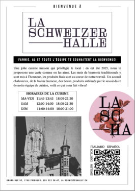  café, brasserie, restaurant, cuisine locale, brasserie, Fribourg, Schweizerhalle, traditionnel, authentique, ambiance chaleureuse